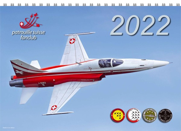 Bild von Patrouille Suisse Fanclub Kalender 2022. Lieferbar ab Ende Oktober